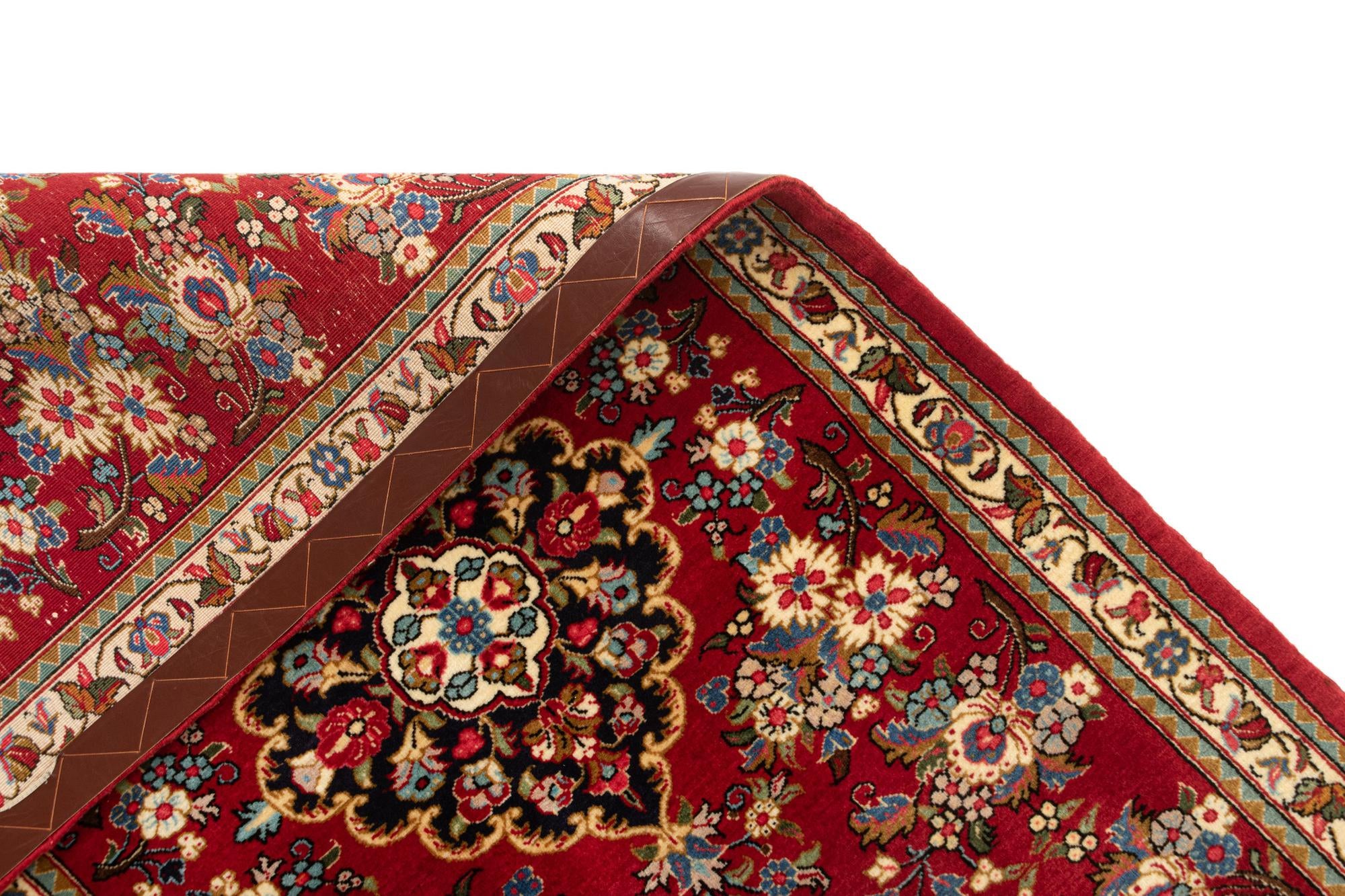 2' 6 x 7' 5 Hand Knotted Qom Persian Runner Rug