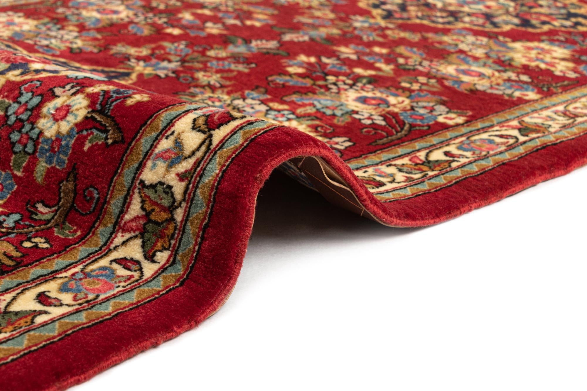 2' 6 x 7' 5 Hand Knotted Qom Persian Runner Rug