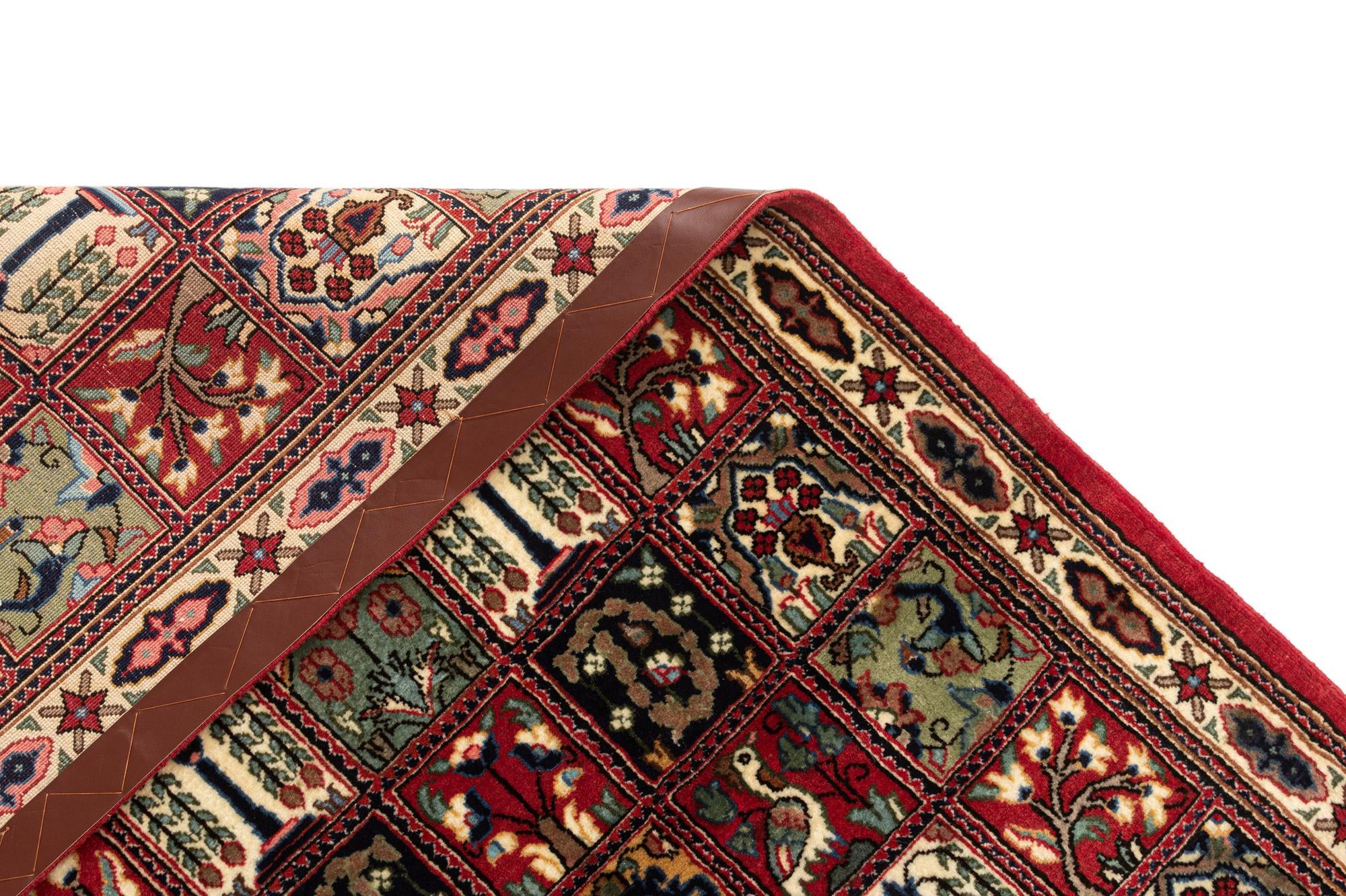 2' 7 x 6' 5 Hand Knotted Qom Persian Runner Rug