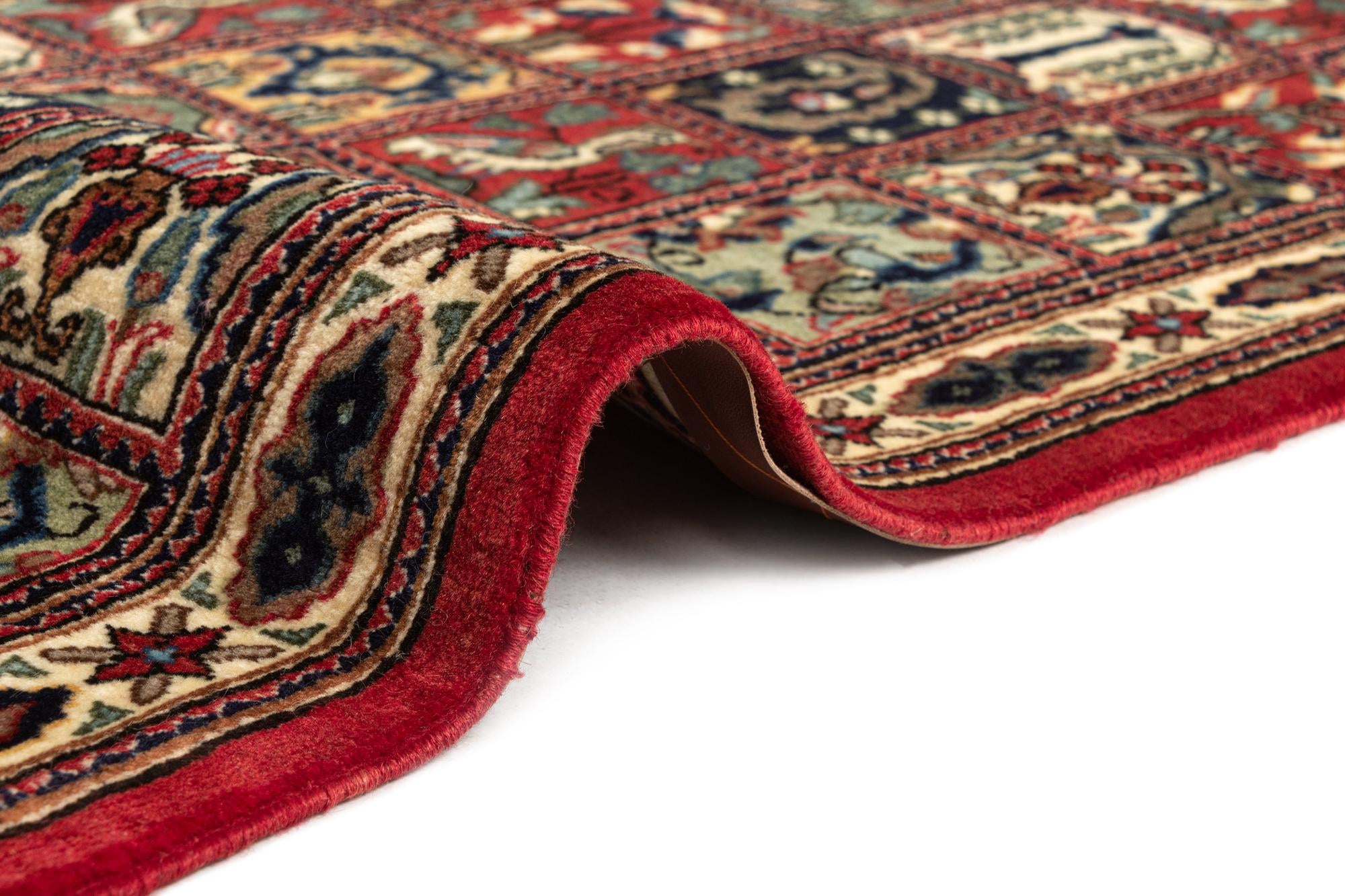 2' 7 x 6' 5 Hand Knotted Qom Persian Runner Rug