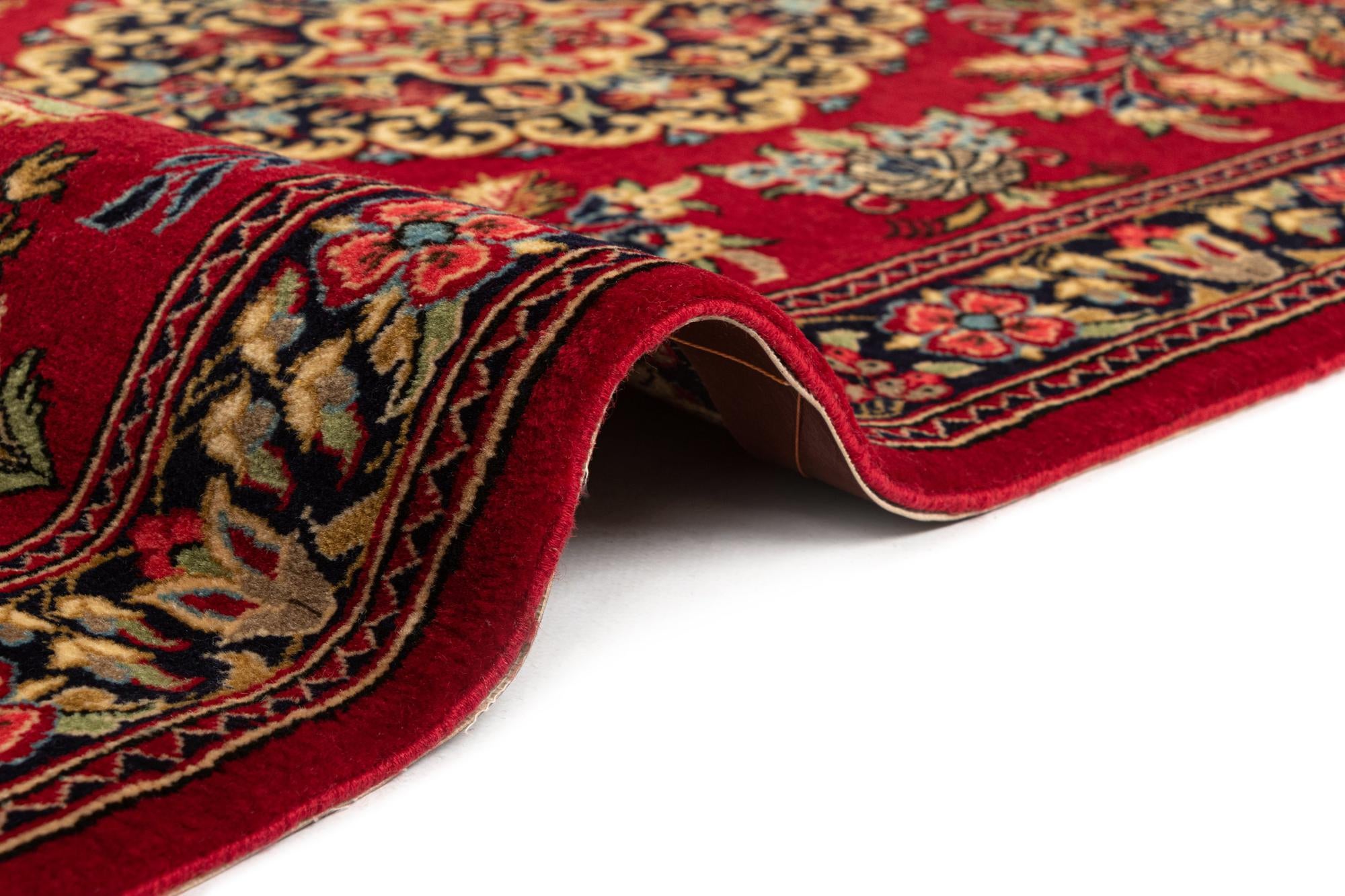 2' 7 x 6' 4 Hand Knotted Qom Persian Runner Rug