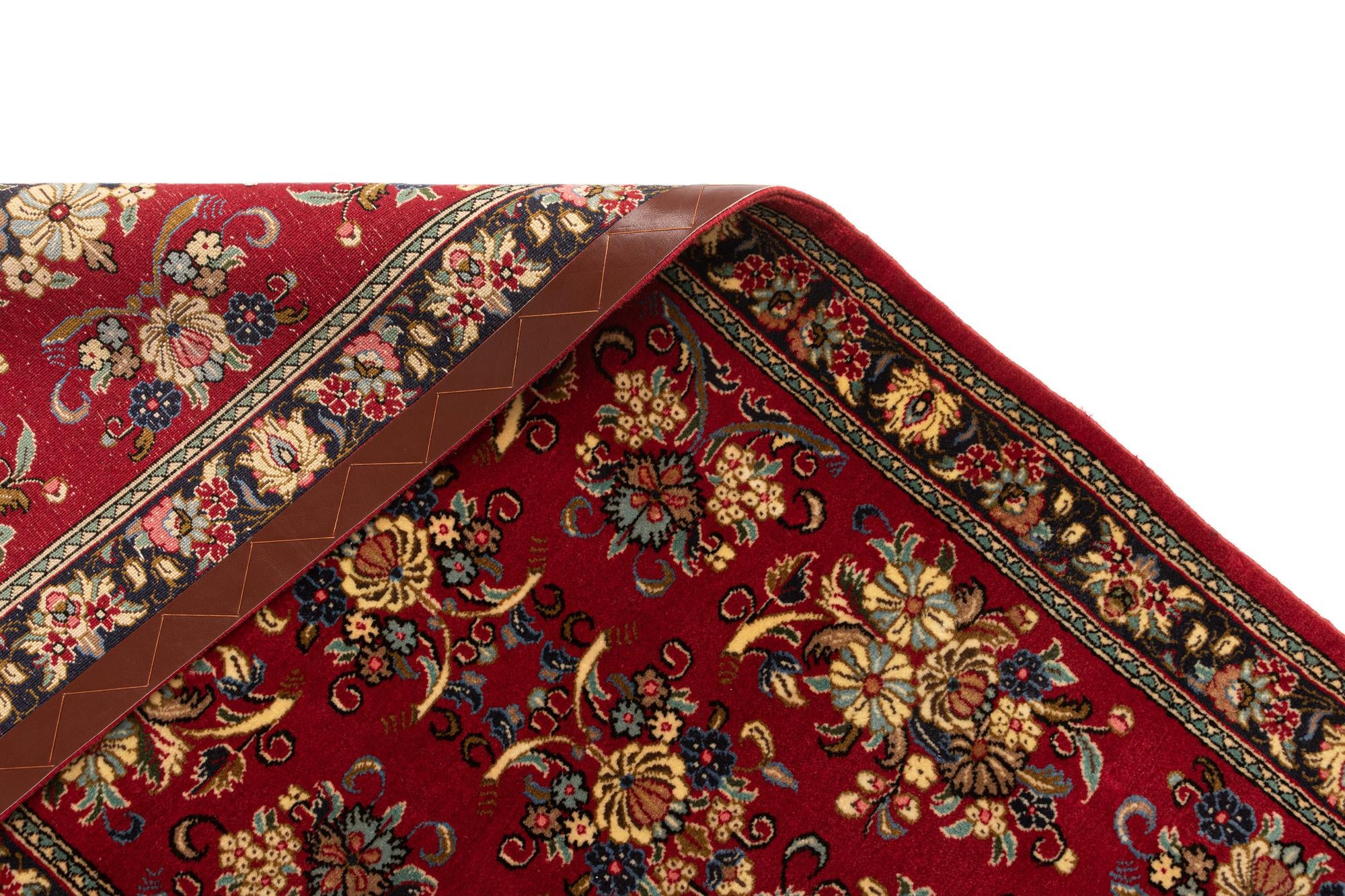 2' 6 x 6' 8 Hand Knotted Qom Persian Runner Rug