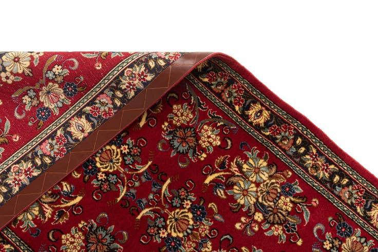 Detail image of 2' 6 x 6' 8 Hand Knotted Qom Persian Runner Rug