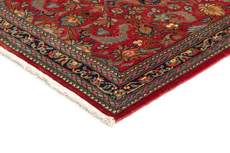 Detail image of 2' 7 x 6' 6 Hand Knotted Qom Persian Runner Rug