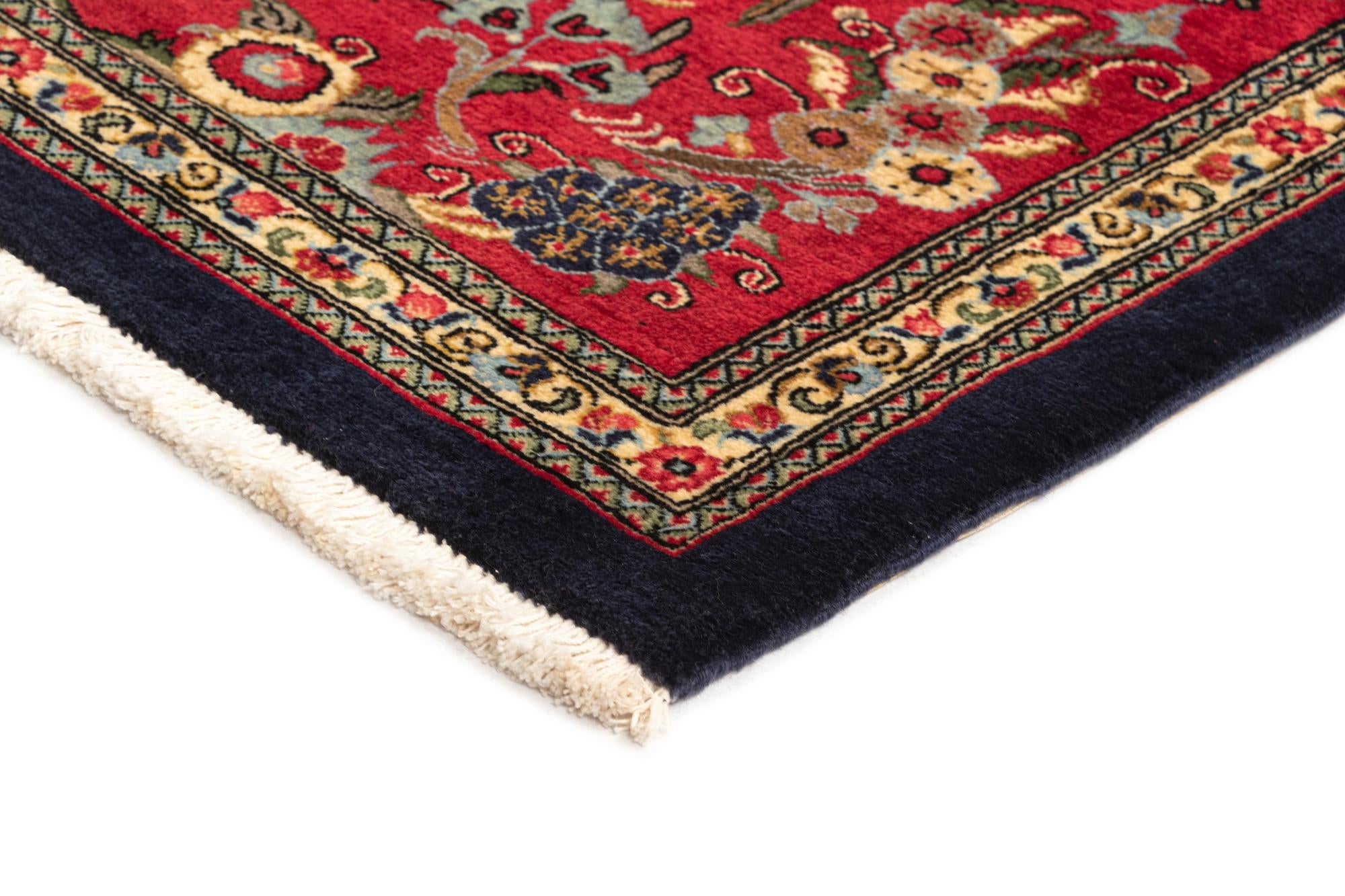 2' 7 x 6' 11 Hand Knotted Qom Persian Runner Rug