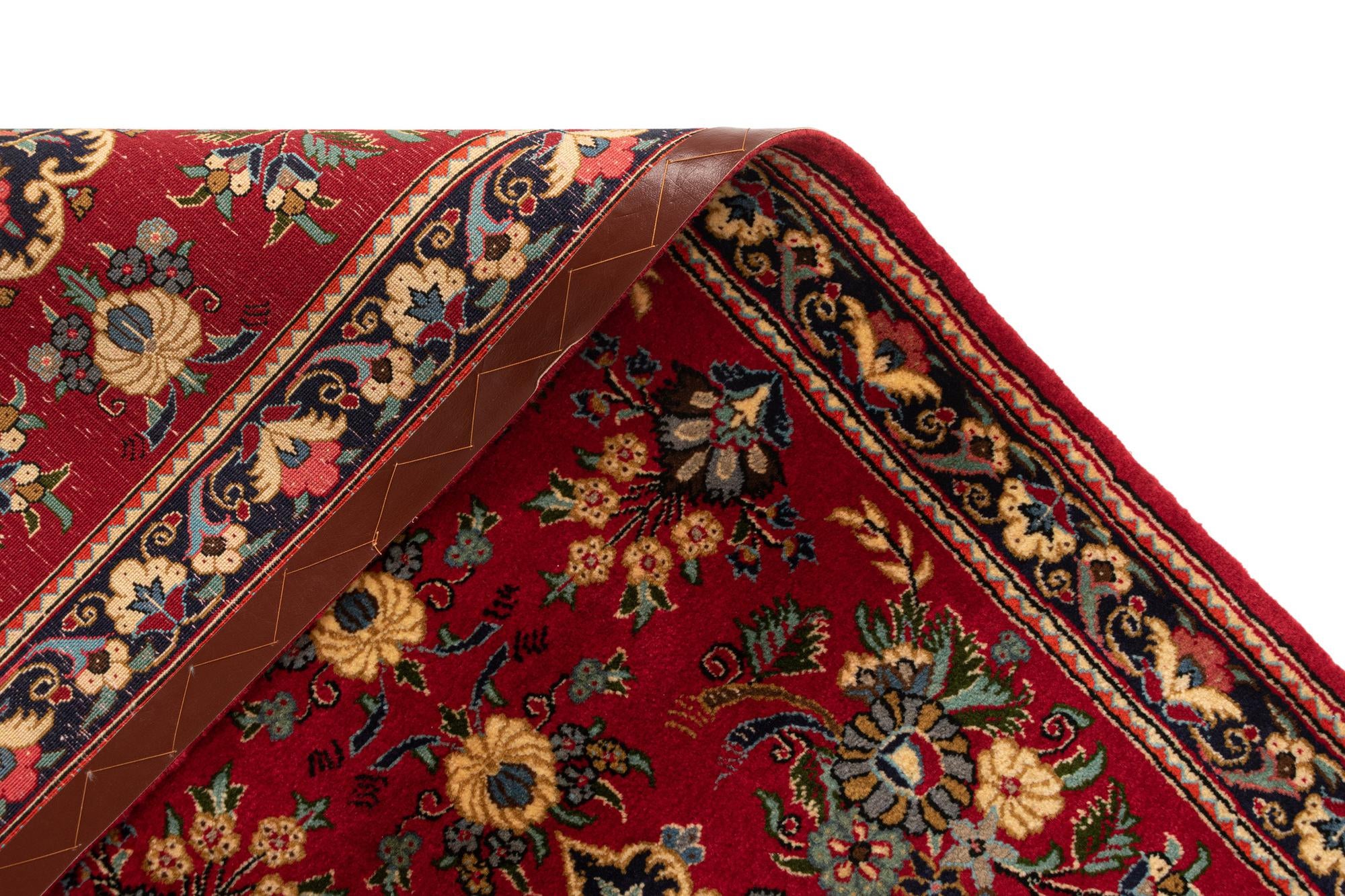 2' 6 x 6' 9 Hand Knotted Qom Persian Runner Rug