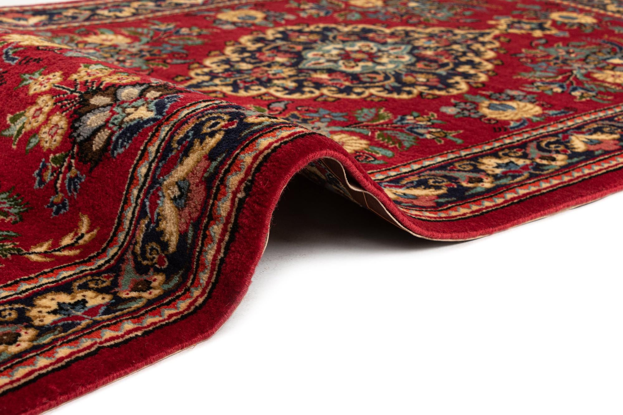 2' 6 x 6' 9 Hand Knotted Qom Persian Runner Rug