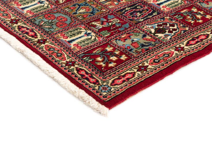 Detail image of 2' 7 x 6' 8 Hand Knotted Qom Persian Runner Rug