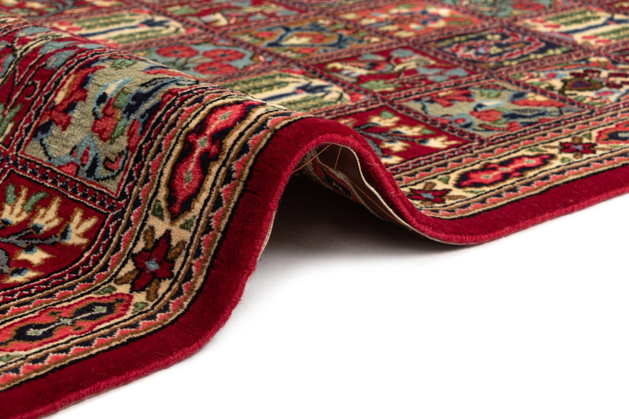 2' 7 x 6' 8 Hand Knotted Qom Persian Runner Rug