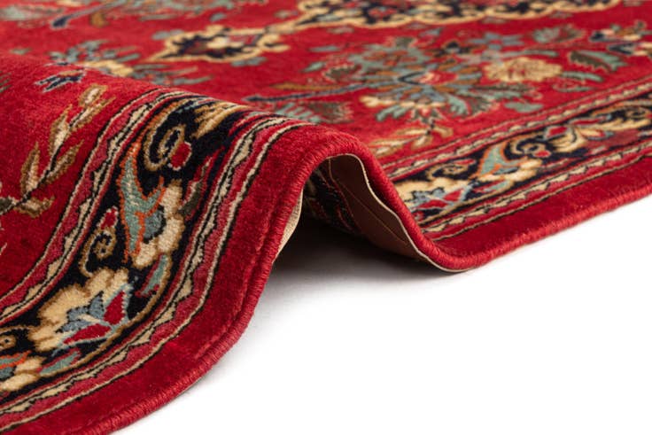 Detail image of 2' 7 x 8' 1 Hand Knotted Qom Persian Runner Rug