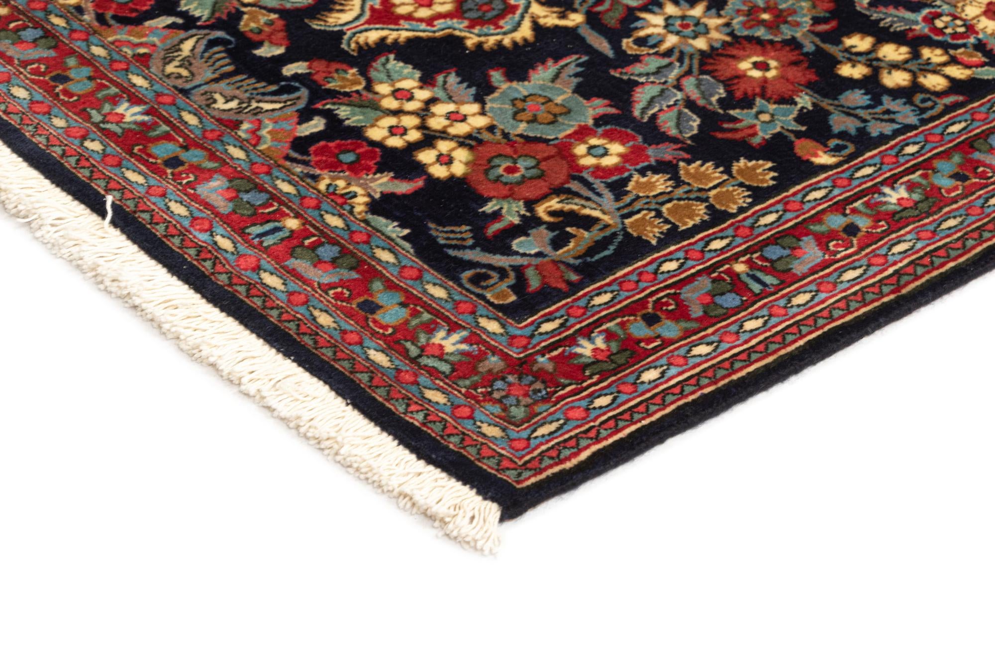 2' 7 x 7' 7 Hand Knotted Qom Persian Runner Rug