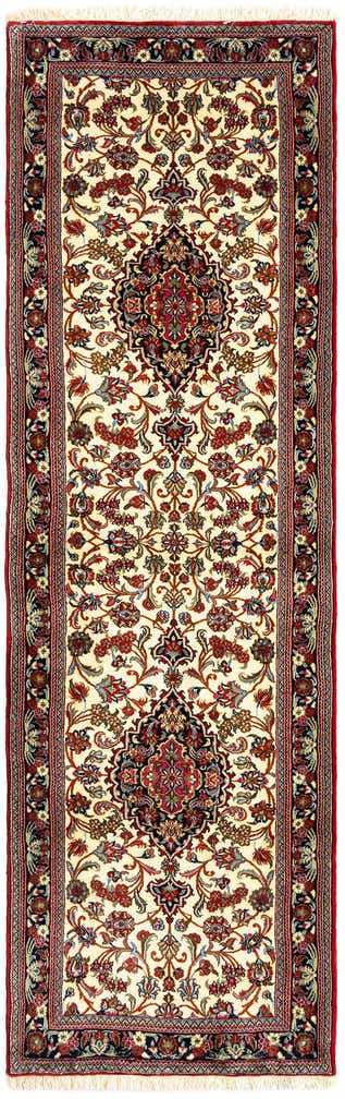 2' 8 x 8' 7 Hand Knotted Qom Persian Runner Rug