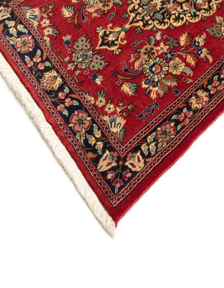 Detail image of 2' 6 x 8' 1 Hand Knotted Qom Persian Runner Rug