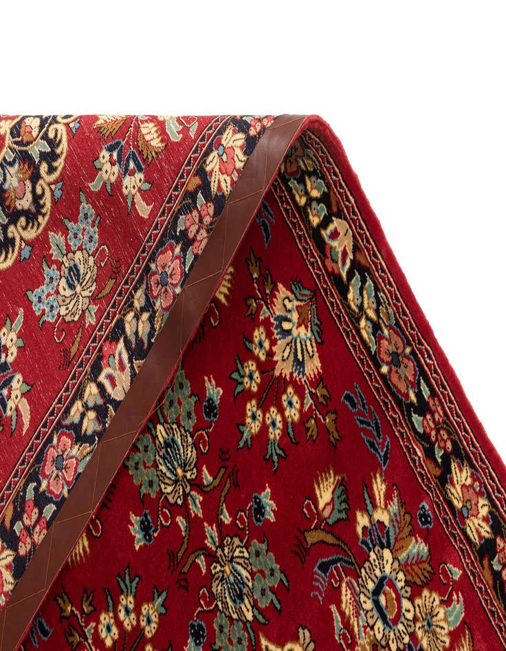 Detail image of 2' 6 x 8' 1 Hand Knotted Qom Persian Runner Rug