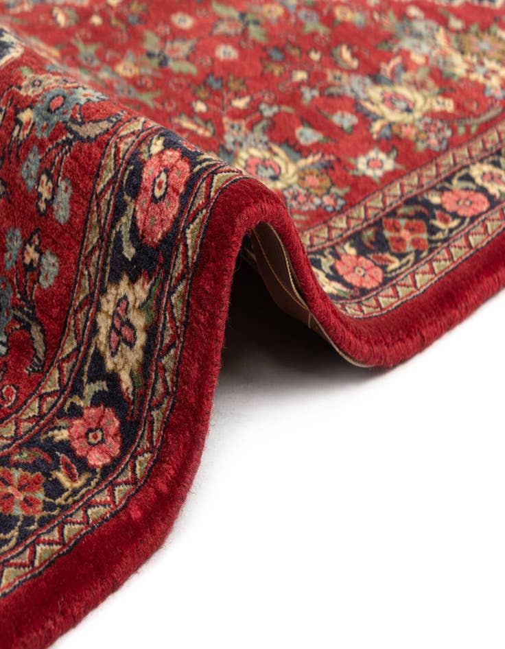 Detail image of 2' 4 x 7' 9  Hand Knotted Qom Persian Runner Rug