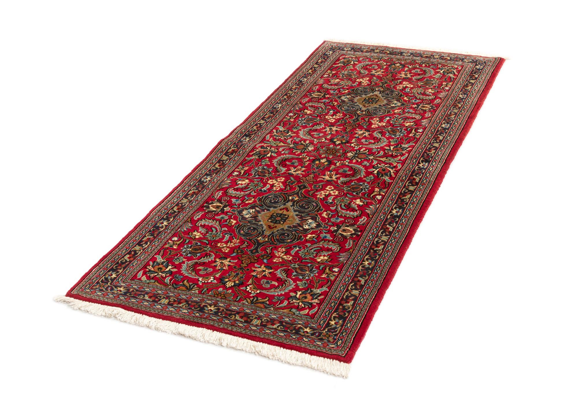 2' 8 x 6' 4 Hand Knotted Qom Persian Runner Rug