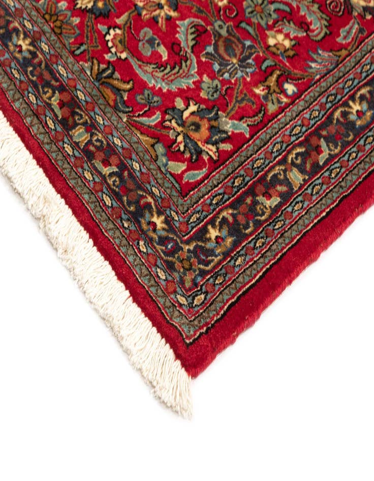 Detail image of 2' 8 x 6' 4  Hand Knotted Qom Persian Runner Rug