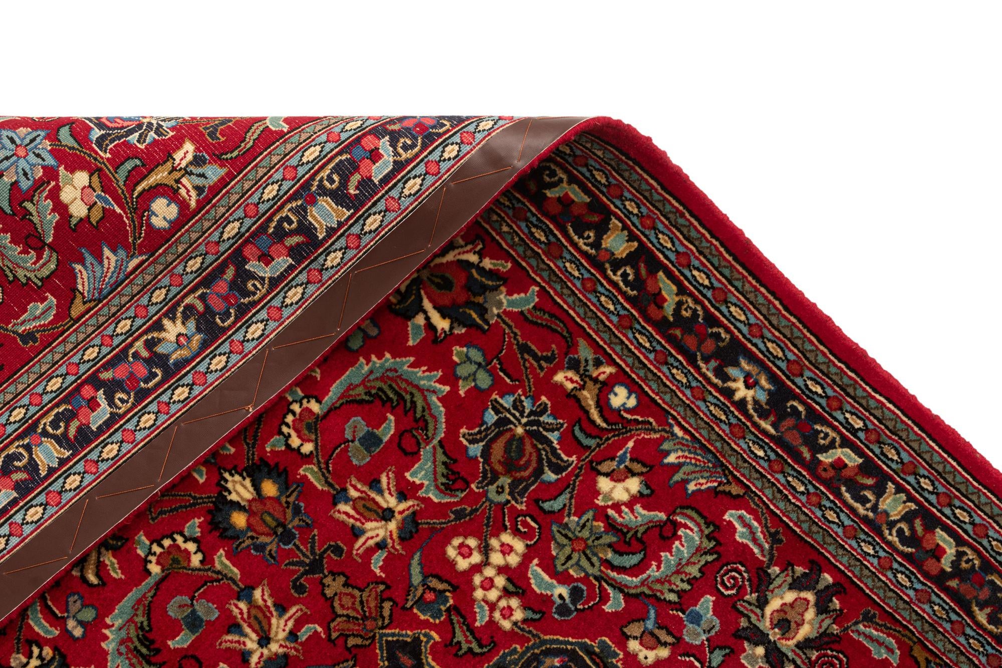 2' 8 x 6' 4 Hand Knotted Qom Persian Runner Rug