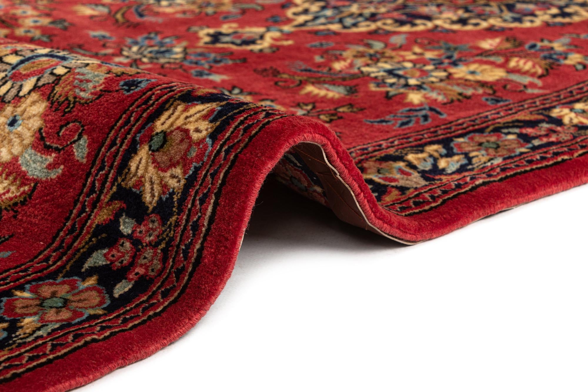 2' 9 x 6' 5 Hand Knotted Qom Persian Runner Rug