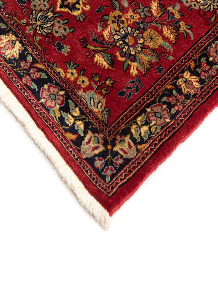 Detail image of 2' 8 x 6' 10  Hand Knotted Qom Persian Runner Rug