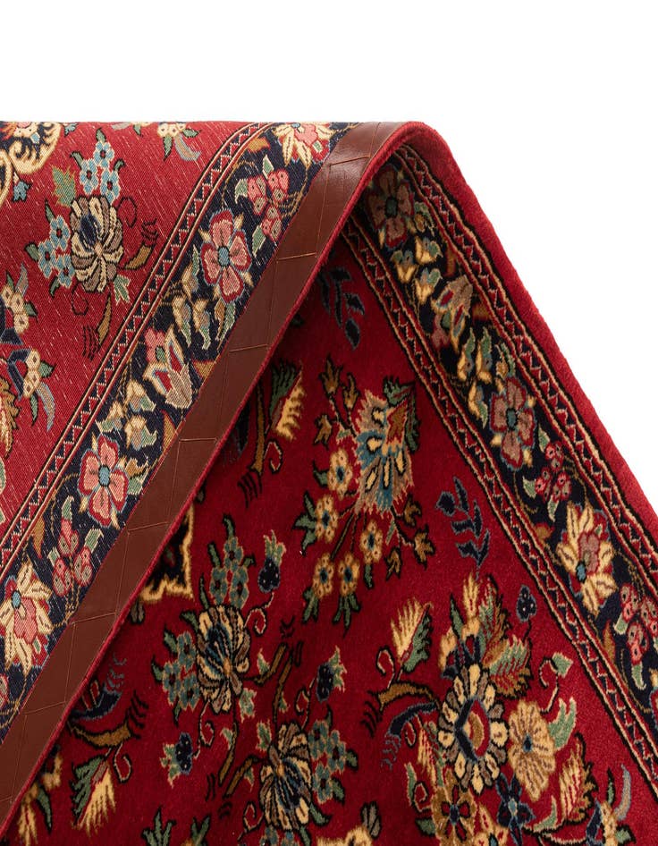 Detail image of 2' 8 x 6' 10  Hand Knotted Qom Persian Runner Rug