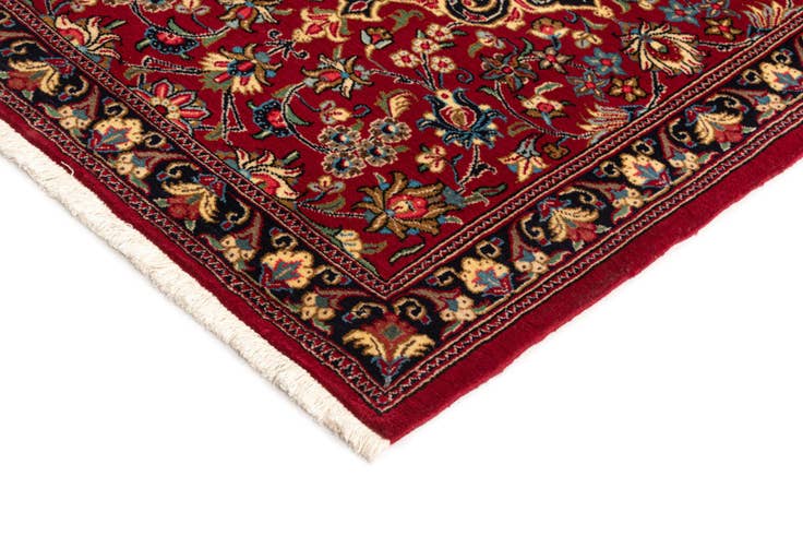Detail image of 2' 9 x 6' 6 Hand Knotted Qom Persian Runner Rug