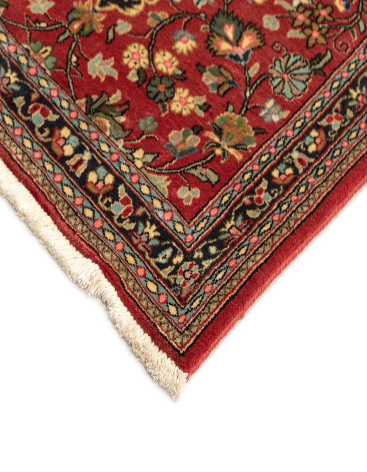 Detail image of 2' 7 x 6' 6  Hand Knotted Qom Persian Runner Rug