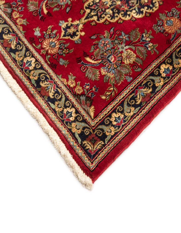 Detail image of 2' 7 x 6' 10  Hand Knotted Qom Persian Runner Rug