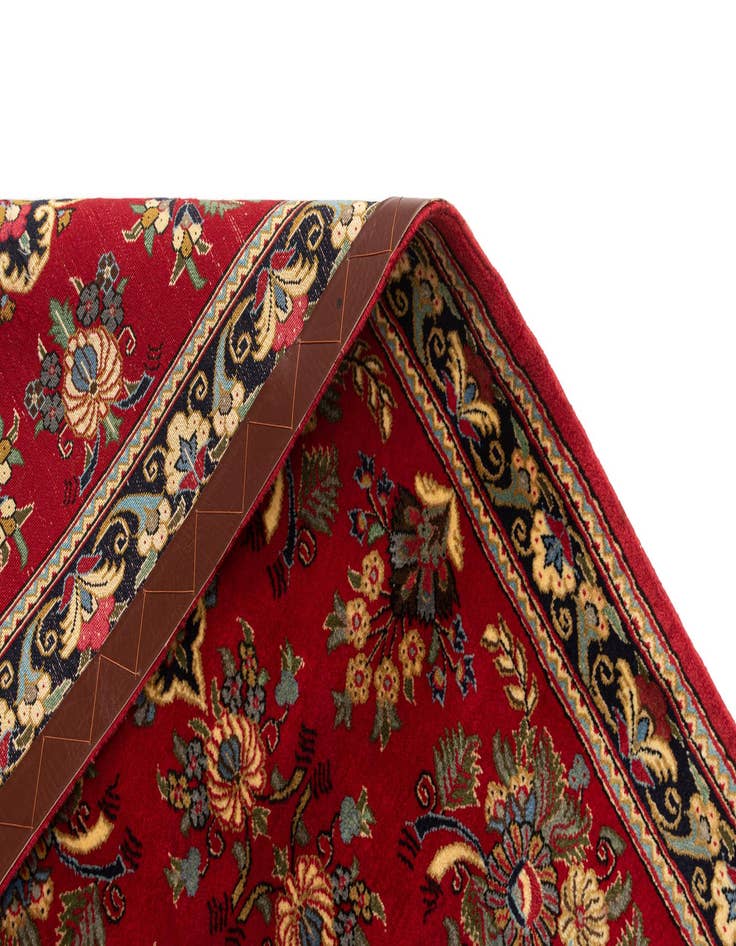 Detail image of 2' 7 x 6' 10  Hand Knotted Qom Persian Runner Rug