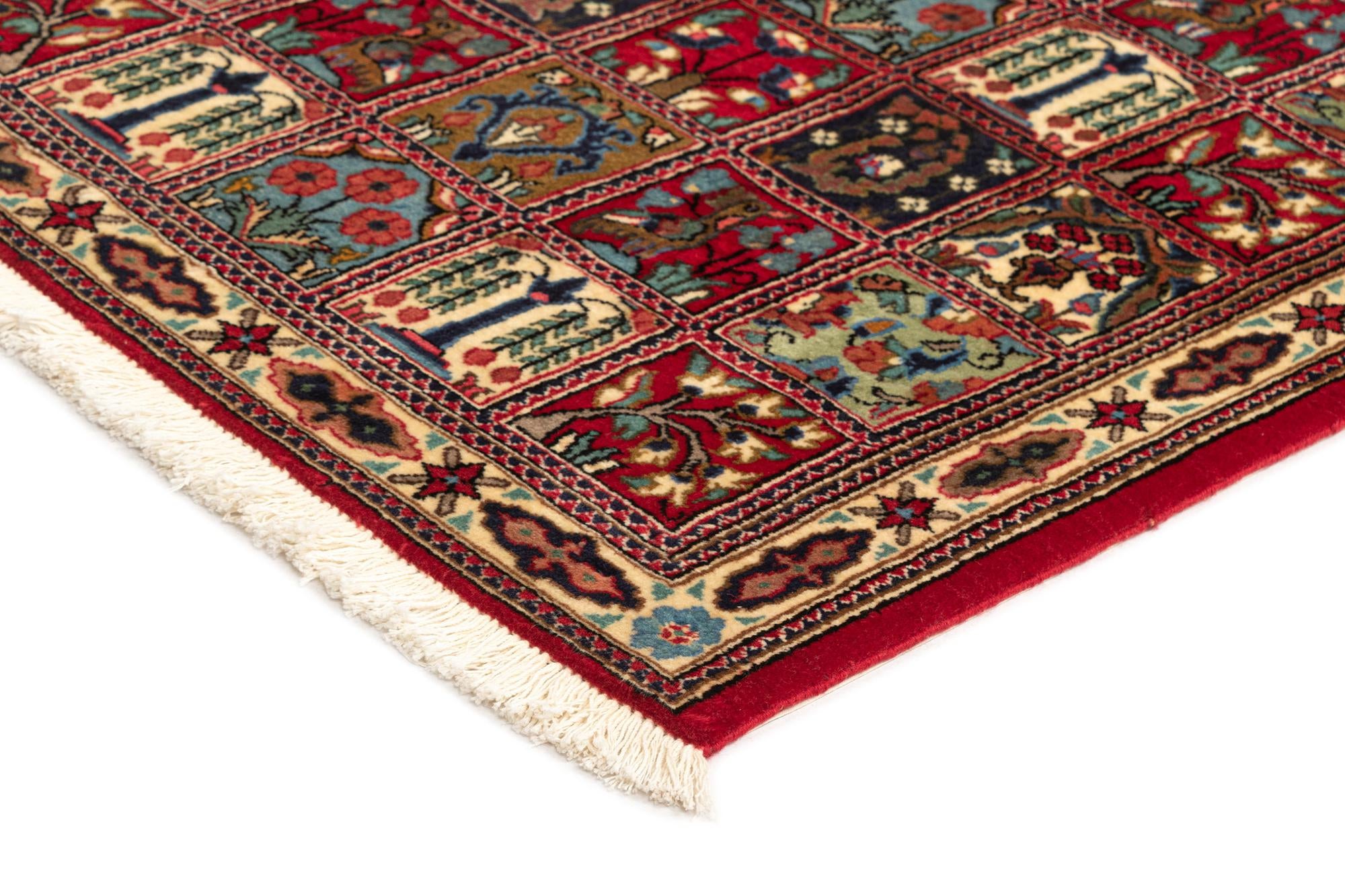 2' 7 x 6' 5 Hand Knotted Qom Persian Runner Rug
