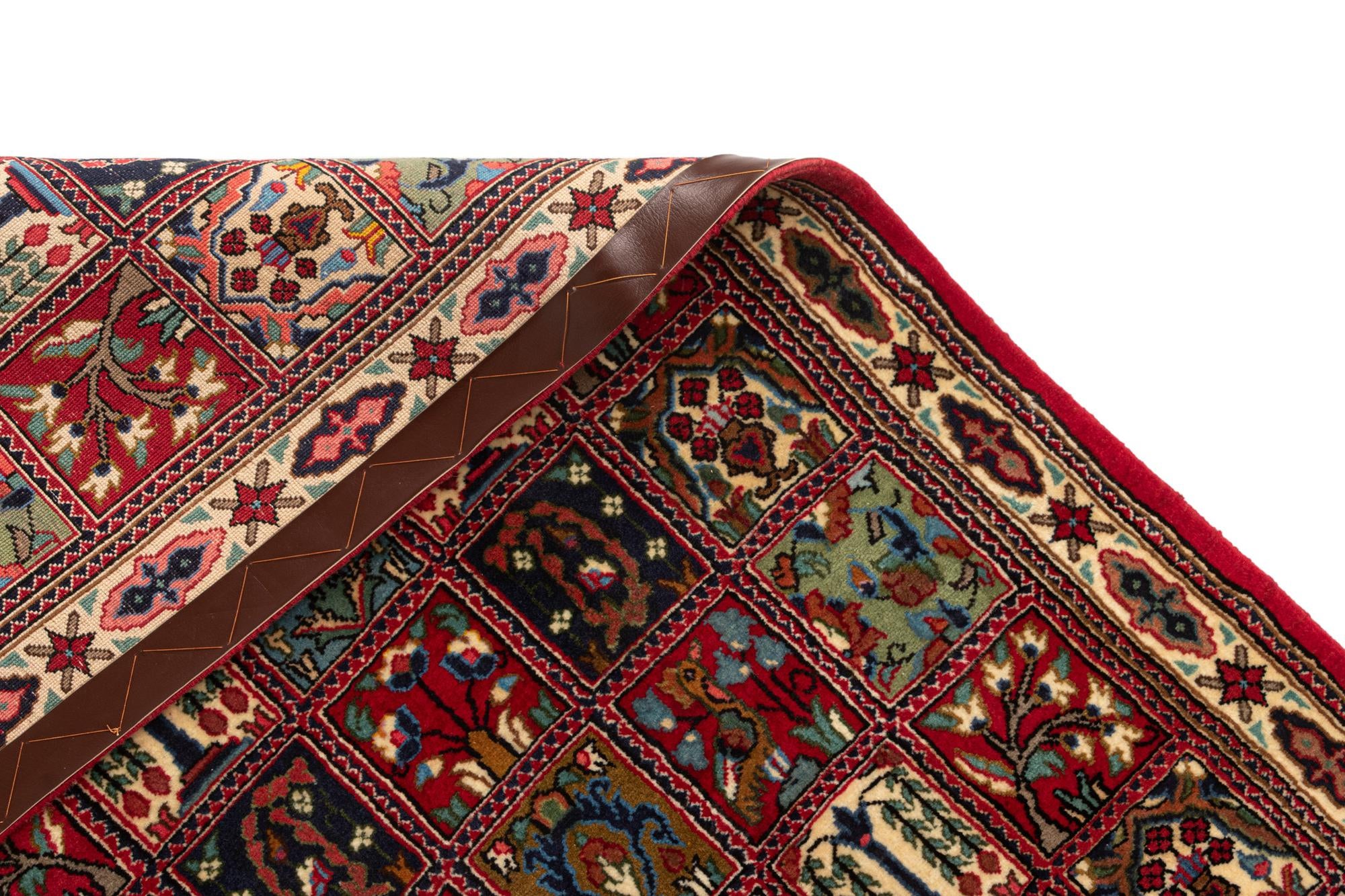 2' 7 x 6' 5 Hand Knotted Qom Persian Runner Rug