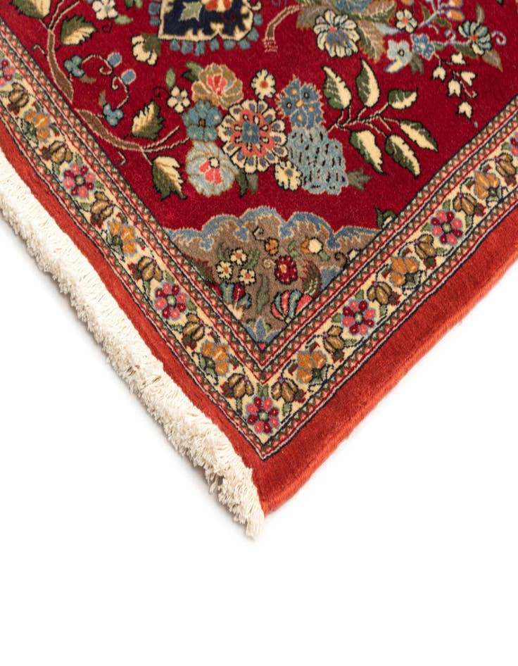 Detail image of 2' 4 x 7' 1  Hand Knotted Qom Persian Runner Rug