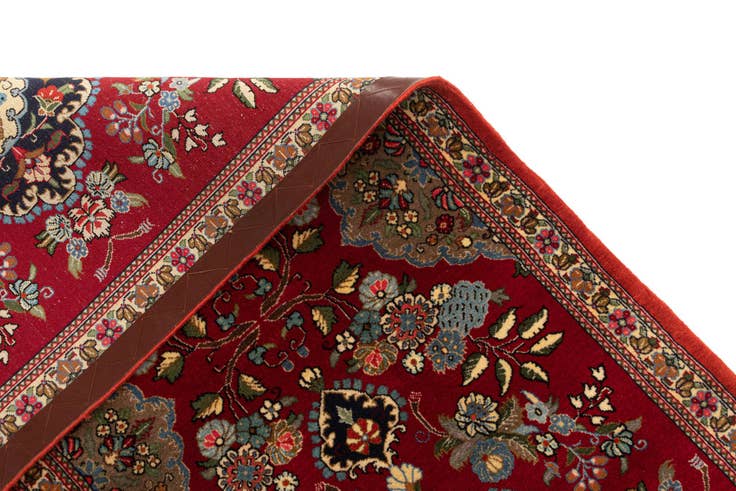 Detail image of 2' 4 x 7' 1 Hand Knotted Qom Persian Runner Rug