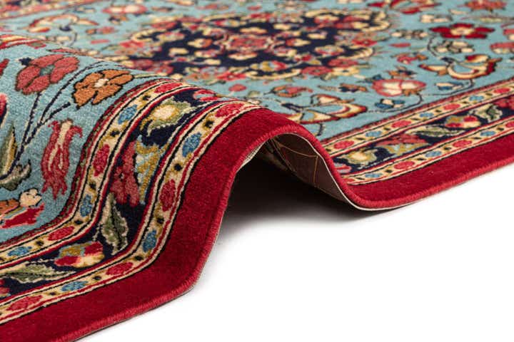 2' 7 x 13' 1 Hand Knotted Qom Persian Runner Rug