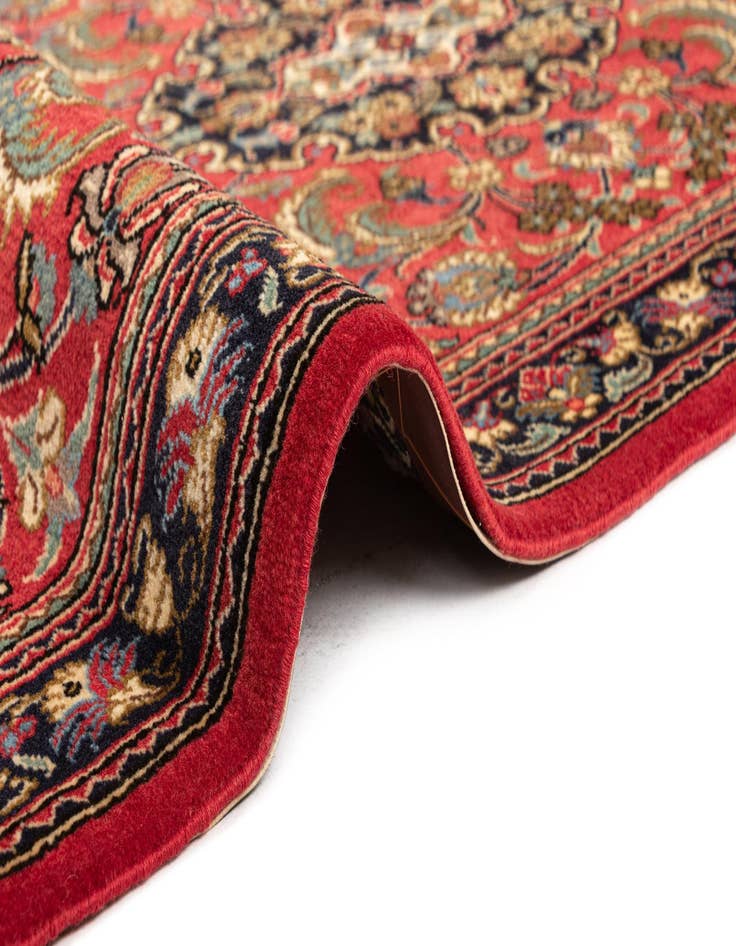 Detail image of 2' 8 x 13' 1  Hand Knotted Qom Persian Runner Rug