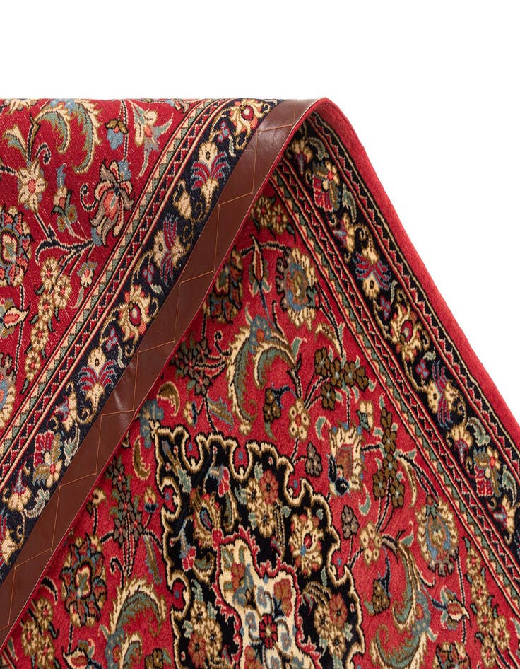 Detail image of 2' 8 x 13' 1  Hand Knotted Qom Persian Runner Rug