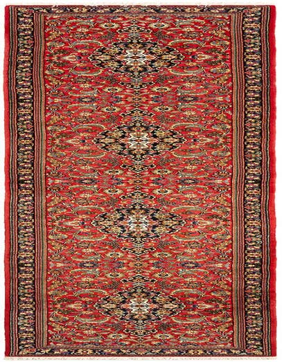 Detail image of 2' 8 x 13' 1 Hand Knotted Qom Persian Runner Rug