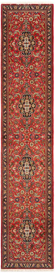 Detail image of 2' 8 x 13' 1 Hand Knotted Qom Persian Runner Rug