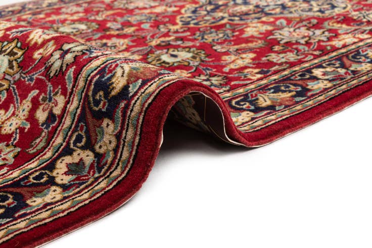 Detail image of 2' 11 x 14' 11 Hand Knotted Qom Persian Runner Rug