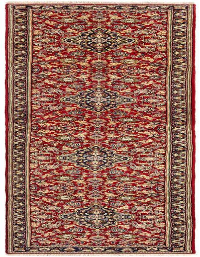 2' 11 x 14' 11 Hand Knotted Qom Persian Runner Rug