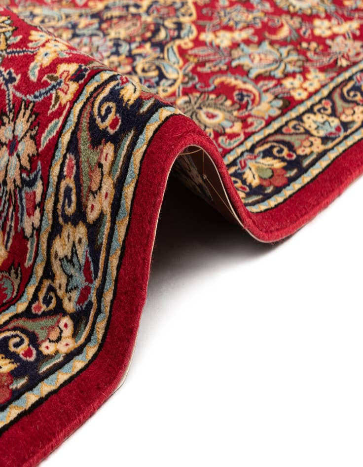 Detail image of 3' x 12' 10  Hand Knotted Qom Persian Runner Rug