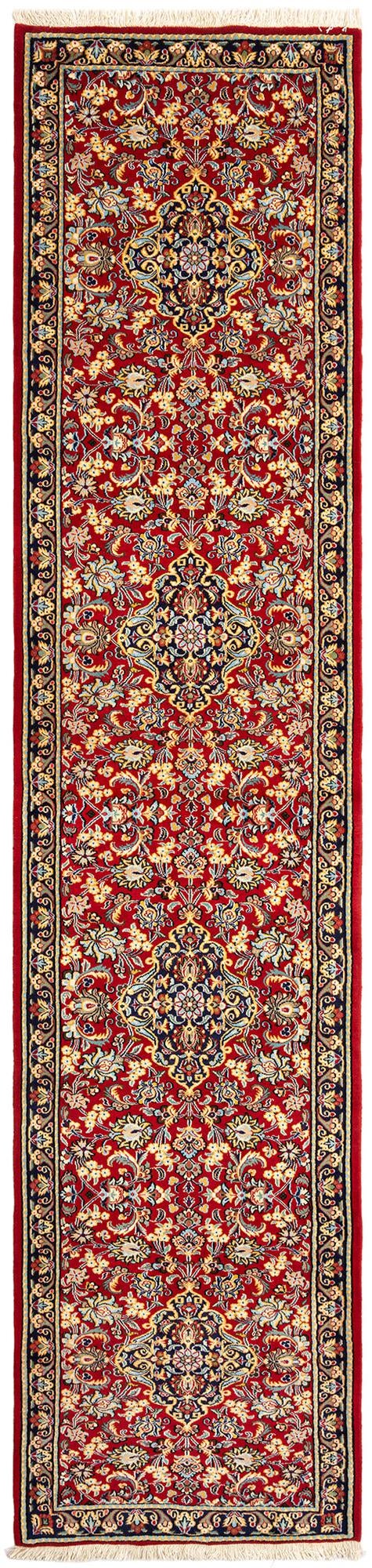 3' x 12' 10 Hand Knotted Qom Persian Runner Rug