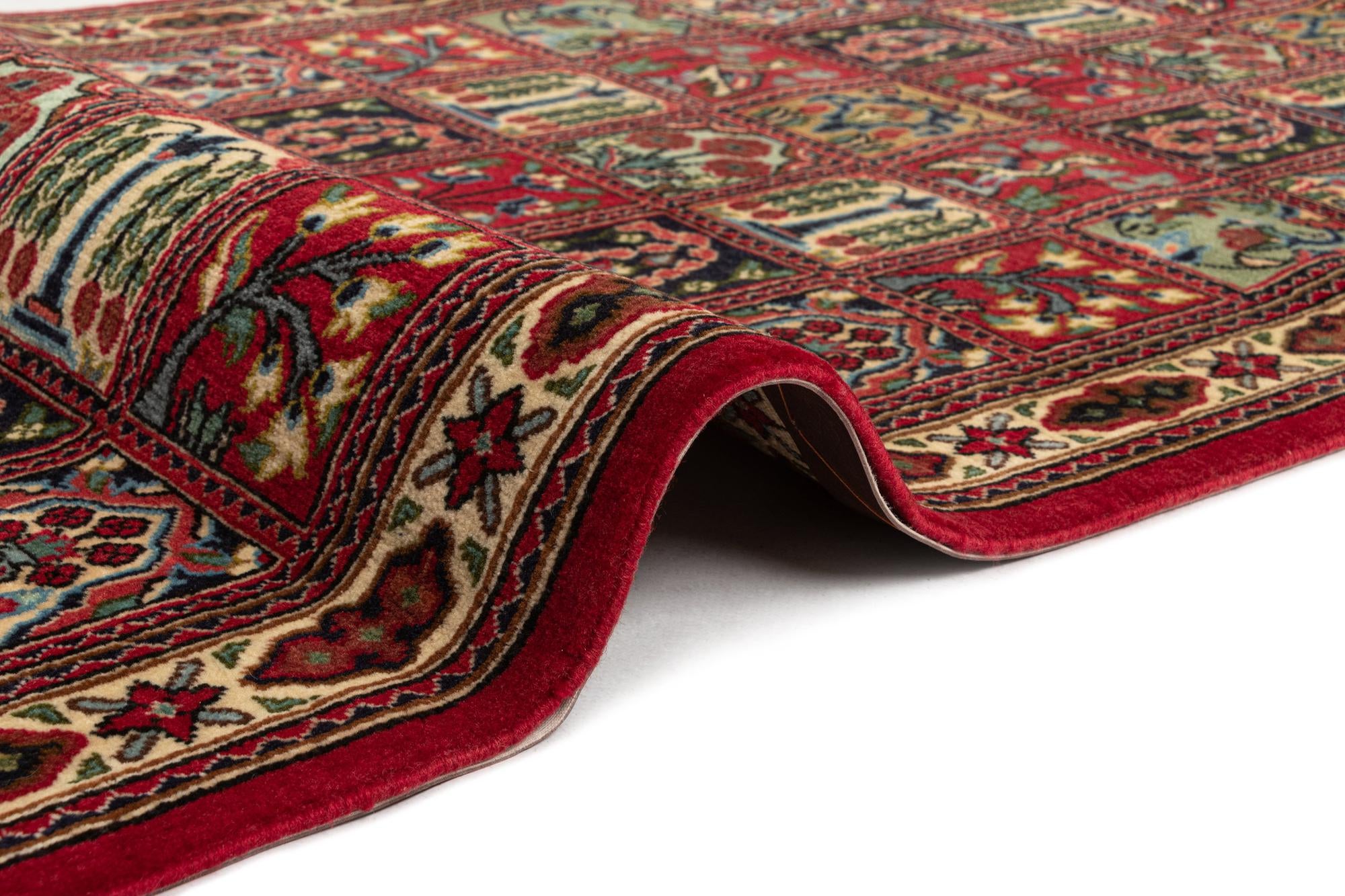 2' 7 x 13' 1 Hand Knotted Qom Persian Runner Rug