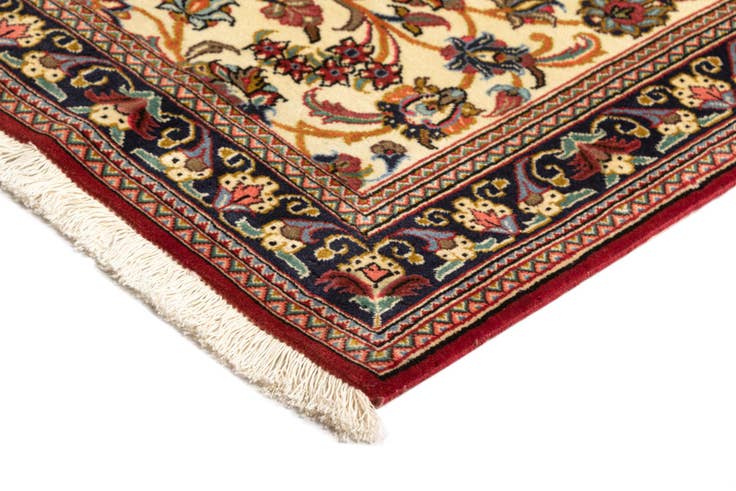 Detail image of 2' 10 x 14' 2 Hand Knotted Qom Persian Runner Rug