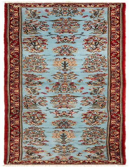 Detail image of 2' 7 x 12' 6 Qom Runner Rug