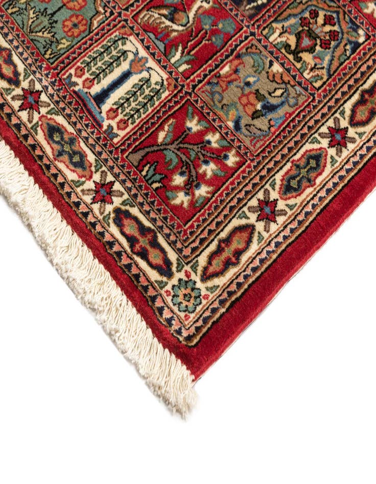 Detail image of 2' 8 x 13' 1  Hand Knotted Qom Persian Runner Rug