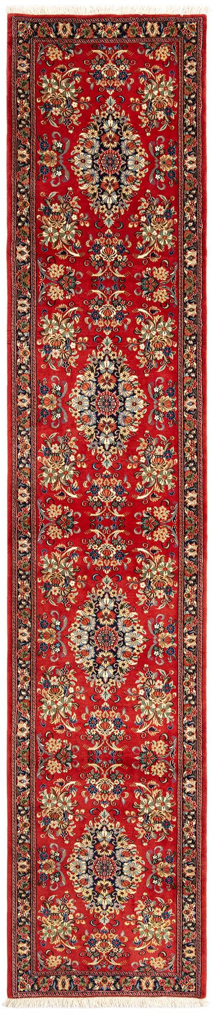 2' 8 x 13' 1 Hand Knotted Qom Persian Runner Rug