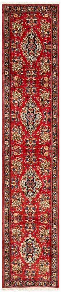 2' 8 x 13' 1 Hand Knotted Qom Persian Runner Rug