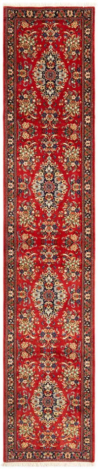 Detail image of 2' 8 x 13' 1 Hand Knotted Qom Persian Runner Rug