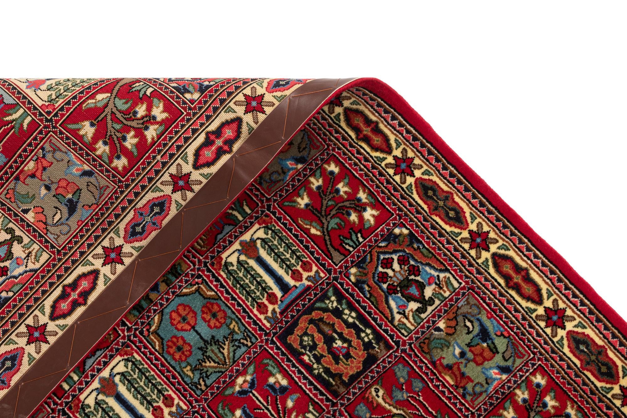 2' 7 x 13' 3 Hand Knotted Qom Persian Runner Rug